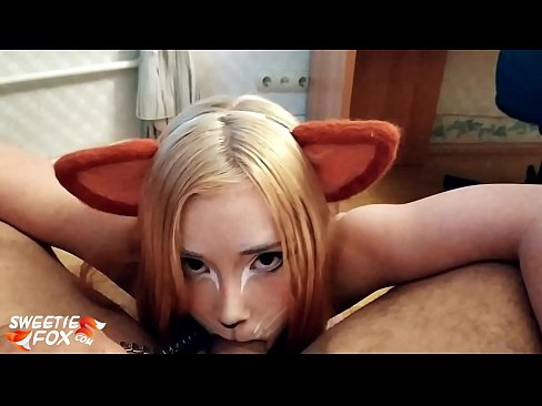 ❤️ Kitsune s'empassa la polla i es corre a la boca ❤️❌ Putes a nosaltres ❤
